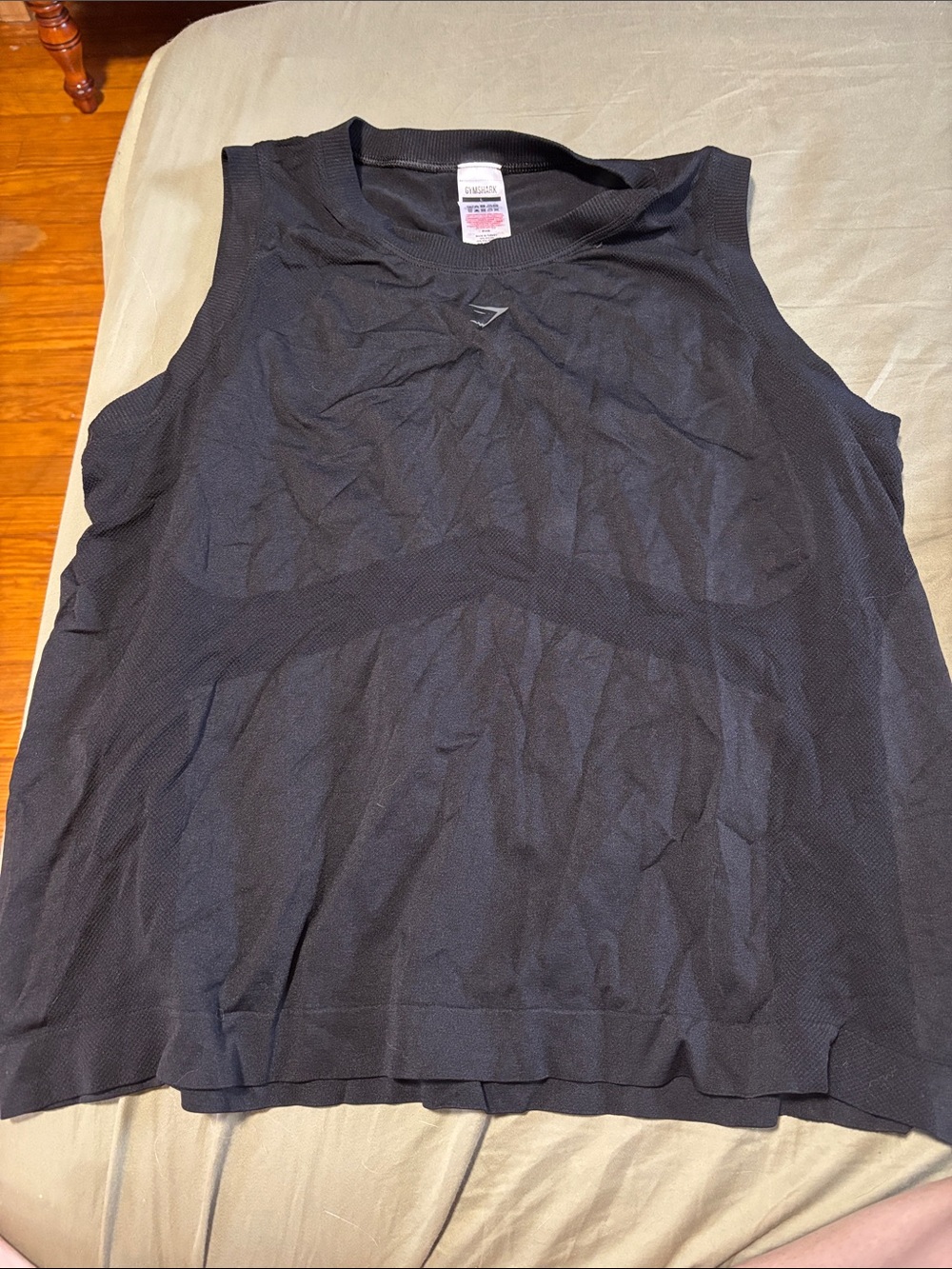 Gymshark Black Women's Mesh Workout Tank Top